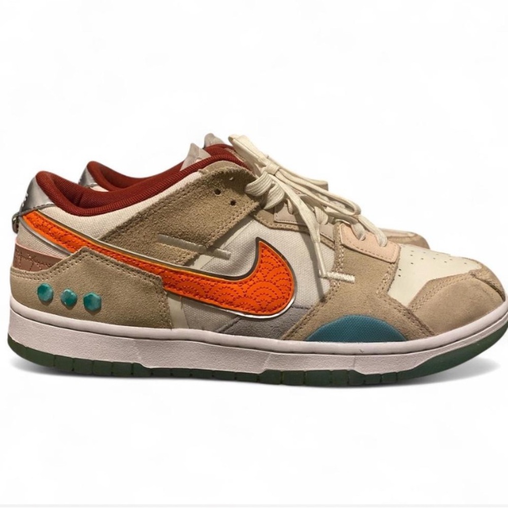 Nike dunk low scrap shapeless ,formless limitless sneakers
